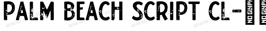 Palm Beach Script Cl字体转换 Palm Beach Script Cl字体转换